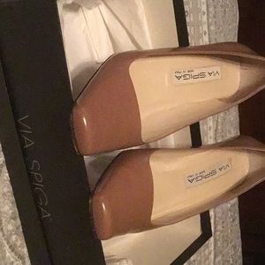 Via Spiga Taupe Heels